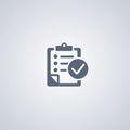 ÃÂ¡hecklist, questionnaire, vector best flat icon